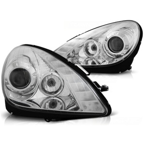 Lampy przód Mercedes SLK 04-11 - DayLine CHROM LED LPME77