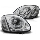 Lampy przód Mercedes SLK 96-04 clearglass CHROM LPME75 DEPO