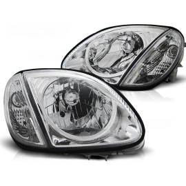 Lampy przód Mercedes SLK 96-04 clearglass CHROM LPME75 DEPO