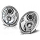 Lampy przód Mini Cooper 01-06 Angel Eyes CHROM LED + ringi LPMC03