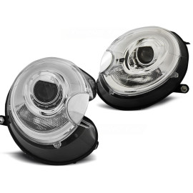 Lampy przód MINI COOPER 06-14 CHROM LED diodowe LPMC08