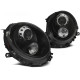 Lampy przód MINI COOPER 06-14 BLACK - czarne LPMC11