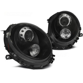 Lampy przód MINI COOPER 06-14 BLACK - czarne LPMC11