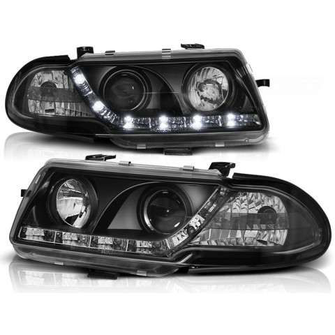 Lampy przód Opel Astra F 94-97 diod BLACK LED - LPOP62