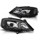Lampy przód Opel Astra G clearglass XENON Look BLACK H7 LPOP86