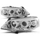 Lampy przód Opel Astra G clear CHROM Angel Eyes soczewka ringi LPOP12