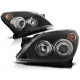 Lampy przód Opel Astra H BLACK Angel Eyes soczewka Ringi LPOP72 DEPO