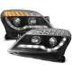 Lampy przód Opel Astra H - didowe BLACK LED - LPOP52