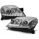 Lampy przód Opel Astra H - diodowe CHROM LED - LPOP63