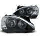 Lampy przód Opel Corsa C clearglass Black Angel Eyes LPOP93 DEPO