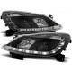 Lampy przód Opel Corsa D - diodowe BLACK LED - LPOP50