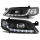 Lampy przód Opel Vectra B - 99-02 BLACK LED LPOP48