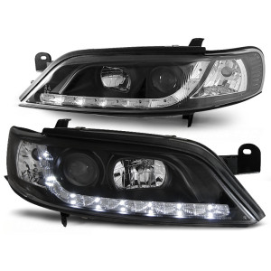 Lampy przód Opel Vectra B - 99-02 BLACK LED LPOP48