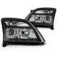 Lampy przód Opel Vectra C 02-04 clearglass BLACK Angel Eyes LPOP33 DEPO