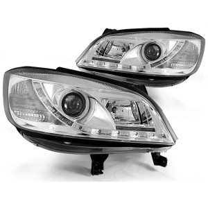 Lampy przód Opel Zafira - CHROM LED - diodowe LPOP41