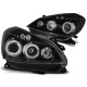 Lampy przód Renault Clio 3 BLACK ANGEL EYES LPRE28