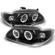 Renault Megane 96-99 clear Angel Eyes BLACK ringi LPRE06