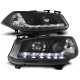 Lampy przód Renault Megane 02-05 - BLACK LED - diodowe LPRE16