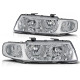 Lampy przód Seat Leon 1M 99-04 Angel Eyes CHROM ringi DEPO LPSE05