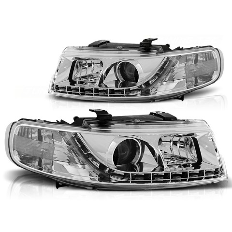 Lampy przód Seat Leon 1M 99-04 - LED CHROM - LPSE11