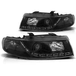 Lampy przód Seat Leon 1M 99-04 - LED BLACK - LPSE12