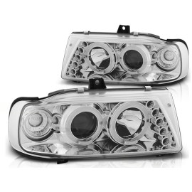 Lamy przód Seat Ibiza / Cordoba 93-99 Angel Eyes CHROM soczewkowe LPSE03