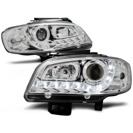 Lamyp przód Seat Ibiza 99-02 - diodowe CHROM LED LPSE19