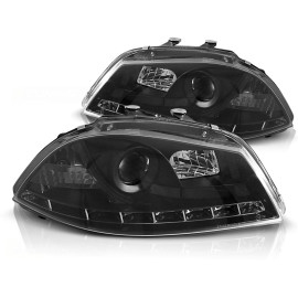 Lampy przód Seat Ibiza 3 02-08 - diodowe BLACK LED - LPSE08