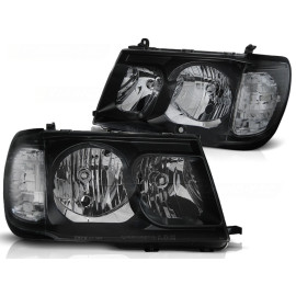 Lampy przód Toyota Land Cruiser 98-03 FJ100 BLACK LPTO21