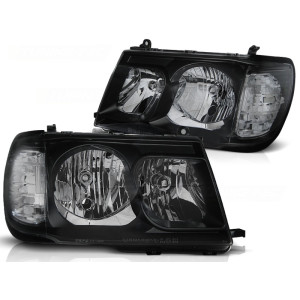 Lampy przód Toyota Land Cruiser 98-03 FJ100 BLACK LPTO21