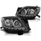 Lampy przód Toyota Land Cruiser 150 09- BLACK LED - diodowe LPTO29