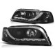 Lampy przód Volvo S40 / V40 96-00 - diodowe BLACK LED LPVO06
