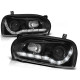 Lampy przód VW Golf 3 91-97 diodowe BLACK LED - LPVW43