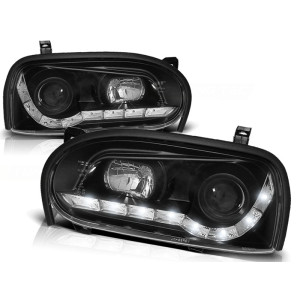 Lampy przód VW Golf 3 91-97 diodowe BLACK LED - LPVW43