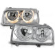 Lampy przód VW Vento clear chrom Angel Eyes LPVW31 DEPO