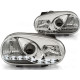 Lampy przód VW Golf 4 97-03 - diodowe CHROM LED - LPVW85