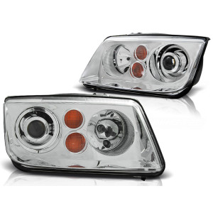 Lampy przód VW Bora XENON Look - soczewkowe LPVWG0