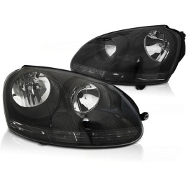 Lampy przednie VW Golf 5 BLACK - czarne LPVW45