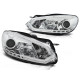 Lampy przód VW Golf 6 - CHROM TUBE LIGHT DRL - Światła jazdy dziennej LPVWI4