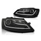 VW Jetta VI - BLACK Tube Light LED DRL jazdy dziennej - diodowe LPVWK8