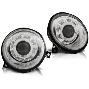 Lampy przód VW Lupo - CHROM LED diodowe LPVWK9