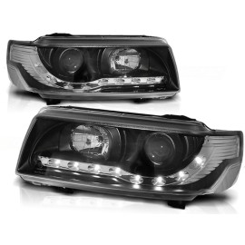 Lampy przód VW Passat B4 93-97 - diodowe BLACK LED - LPVW97