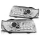 Lampy przód VW Passat B4 93-97 - diodowe CHROM LED - LPVW96