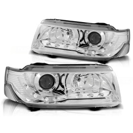 Lampy przód VW Passat B4 93-97 - diodowe CHROM LED - LPVW96