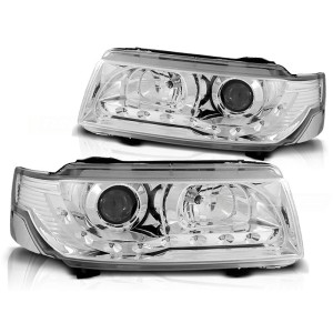 Lampy przód VW Passat B4 93-97 - diodowe CHROM LED - LPVW96