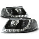 Lampy przód VW Passat B5 FL - BLACK LED - diodowe LPVW82