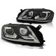 Lampy przód VW Passat B7 - BLACK LED diodowe LPVWK4