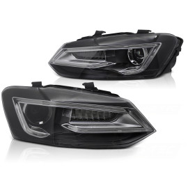 VW POLO 6R - BLACK LED - diodowe - 