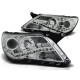 Lampy przód VW Tiguan 07-11 CHROM LED - diodowe LPVWF2