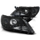 Lampy przód VW Tiguan 07-11 BLACK LED - diodowe LPVWF3
